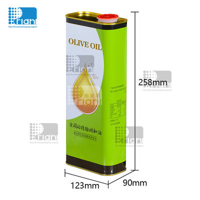 kopen Persoonlijke afdrukken Kook 3L Olijfolie Blikken Perfect voor voedsel Verpakkingsoplossingen Olijfolie doos online manufacture