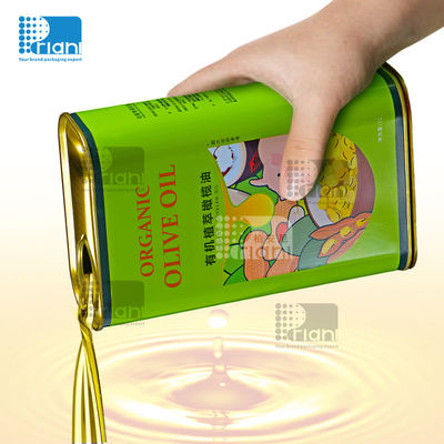 Buy Rectangle Cooking Oil Tin 1L 2L 3L 100ml 250ml 500ml Empty Olive Oil Tin Containers online manufacture