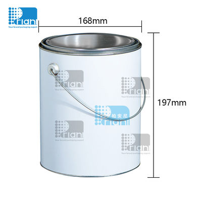 ซื้อ สีกลม กระป๋องหมึก 4 ลิตร กระป๋องสีโลหะเปล่า กระป๋องสีโลหะสีขาว online manufacture