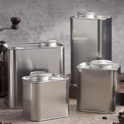 comprare 0.5 libbre 1 libbra di caffè lattine 500g di metallo Quadrato lattina con valvola online manufacture