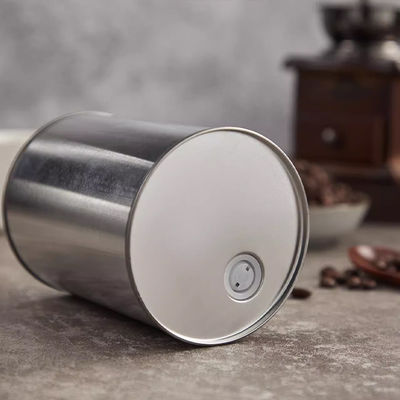 ซื้อ กระป๋องกาแฟกระป๋องเปล่าที่กําหนดเอง 250G พร้อมช่องอากาศ / วาล์วออก online manufacture