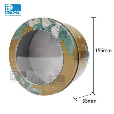 Buy Customize Empty Gift Tin Cans With Gold Foil For Candy Spice Packaging Pepper Paper Cans online manufacture