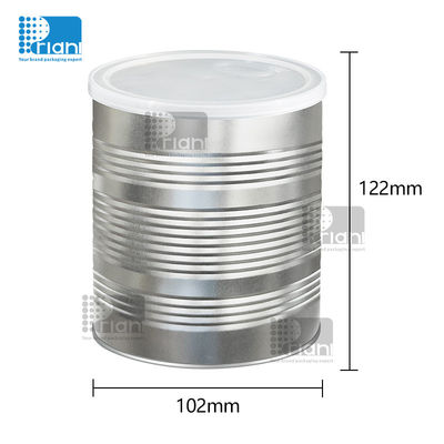 Buy Recycled Round Metal Tin Can 170ml-3000ml Capacity OEM Services online manufacture
