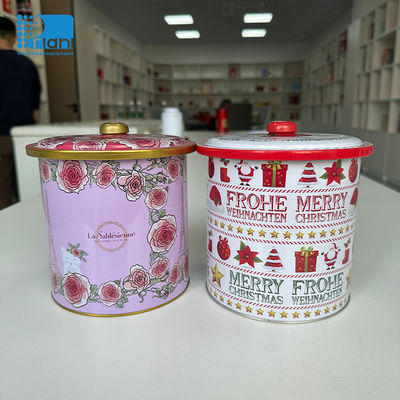 ซื้อ โลโก้ที่กําหนดเอง อาหารของขวัญ กระป๋องกระป๋องที่มีการพิมพ์และเปิดเปลือย่าย online manufacture