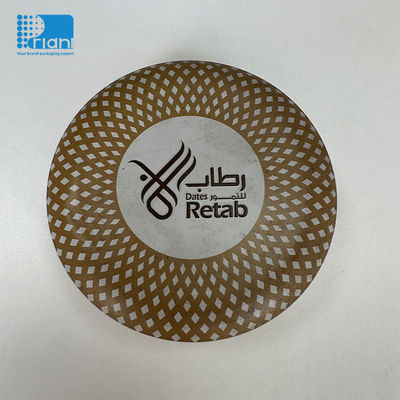 kupować Metalowa puszka z tekturą z ciasteczkową puszką z ciasteczkiem z CMYK / Pantone online manufacture