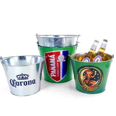 kaufen Alkohol Metall Wein Eimer 500 ml 750 ml 4 Farbdruck mit Griff online manufacture