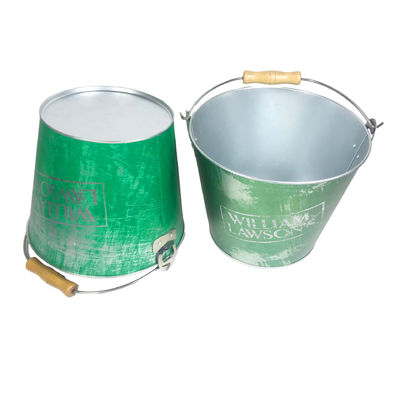 comprar 0.25mm lata de lata de metal cubo de vino 5L cubo de metal oval con mango online manufacture