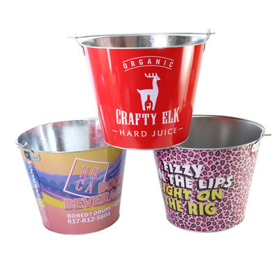 kopen 5L 8L wijn bier emmer gegalvaniseerd grote tin ijs emmer 0,25mm dikte online manufacture