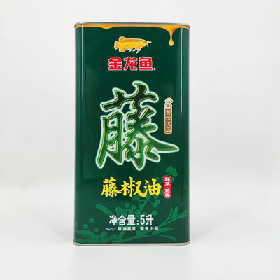 comprar Aceite de cocina vacío latas de lata de hojalata cuadrada de aceite comestible lata con cubierta de plástico online manufacture