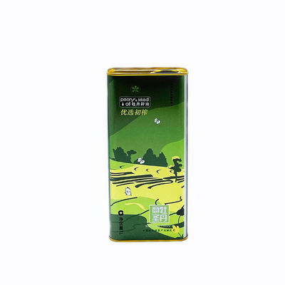 Buy Rectangular Custom Printed Tin Cans , Tinplate Tin Can Food Packaging online manufacture