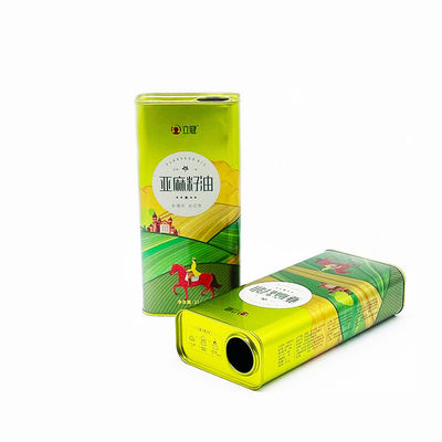 Buy 1 Liter Square Engine Oil Tin Metal Airtight Cooking Oil Tin Can online manufacture