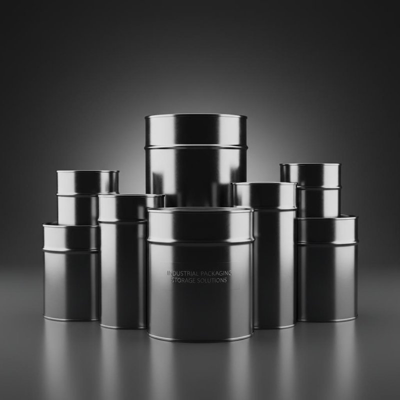 Polished Iron Cans with Secure Sealing Thread