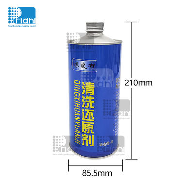 ถังสารละลาย 1L Paint Bucket Paint Can Round Metal Tin With Lid ถังสารละลาย 1 ลิตร