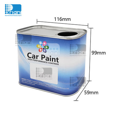 กระป๋องหมึกสี่เหลี่ยมเปล่า 0.5L กระป๋องสีเบรมเกอร์สี่เหลี่ยม