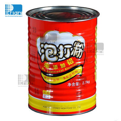 กล่องกระป๋อง อาหารทําอาหาร กล่องกระป๋อง โลโก้ตามสั่ง วัสดุรีไซเคิล