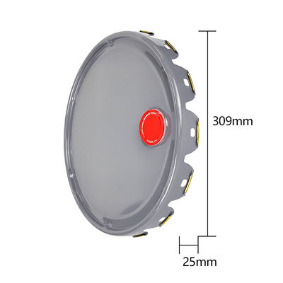 องค์ประกอบหมึกที่กําหนดเอง หมึกเหล็กแหวนโลหะ หมึกเหล็ก ผ้าปิดด้วย PVC Cap